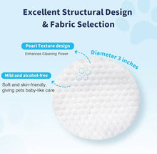 Load image into Gallery viewer, Wholesale: PET Eyes Wipes for Dogs &amp; Cats - Gently Remove Tear Stain, Debris, Crust &amp; Discharge- Hypoallergenic &amp; Deodorizing Pet Cleaning Grooming Wipes Cleaner for Eyes, Face &amp; Wrinkle -Unscented
