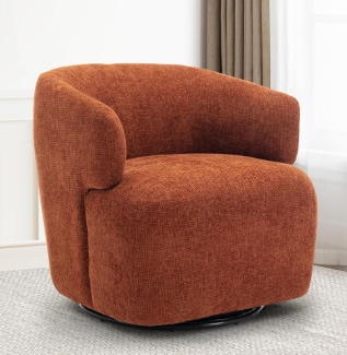 Chenille Twist Accent Lounge Chair