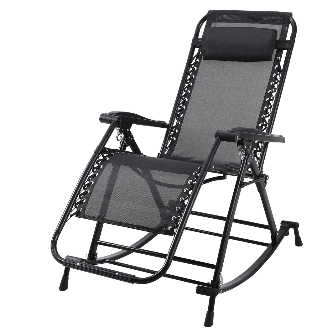 Wholesale: Courtyard Garden Foldable Outdoor Rocking Lounge Chair