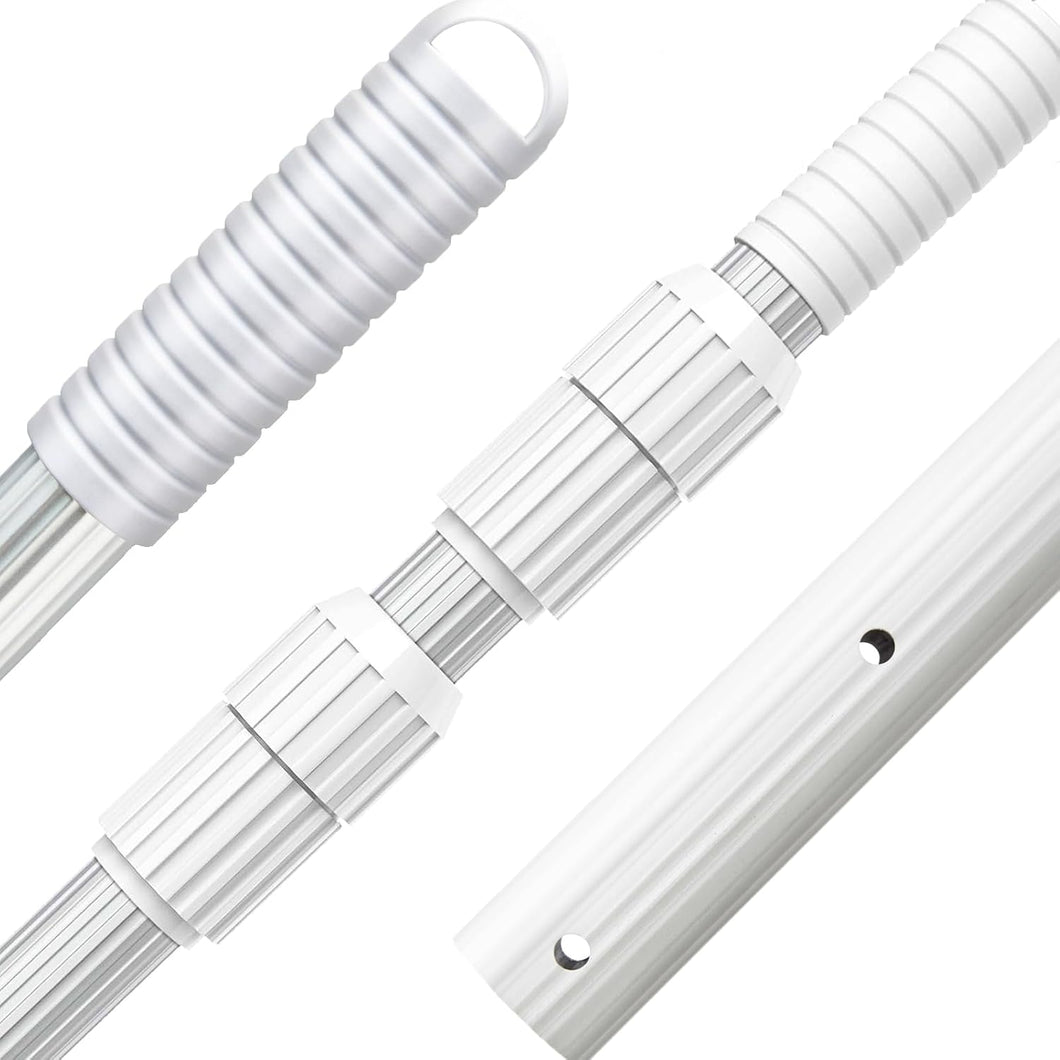 Wholesale: Multi-Purpose 12-Foot Extendable Aluminum Telescopic Pool Pole (Net Not Included)