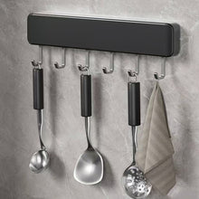 Load image into Gallery viewer, Wall Mounted Adhensive Hooks, Space Saving Utensil Holder, Kitchen Utensil Hanger No Drilling Removable
