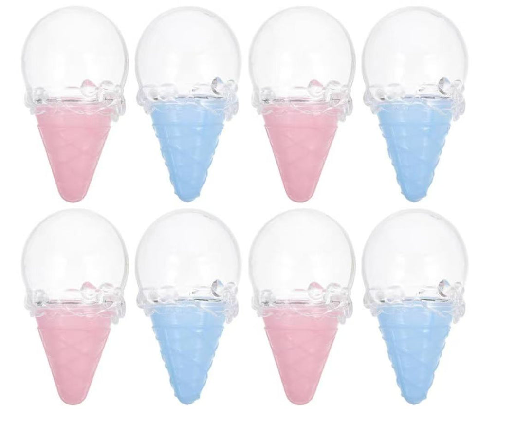 Wholesale: Packing Box Ice Cream Shape Jar Plastic Candy Containers Chocolate Boxes Fillable Candy Bottle Ice Cream Cone Holiday Bowl Bakery Cones Food Halloween Bride Snack Box